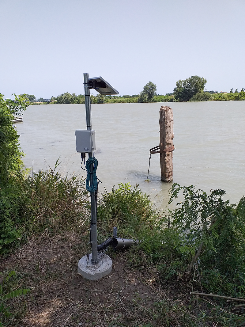 Installazione rete monitoraggio salinità fiumi