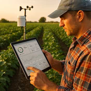 Monitoraggio impianti agricoli