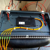 Monitoraggio con fibra ottica
