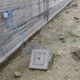 Vista del luogo di installazione