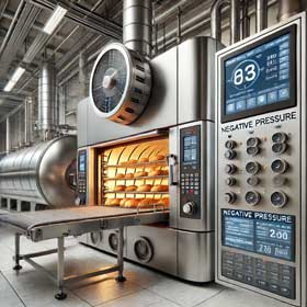 Monitoraggio depressione forno industriale