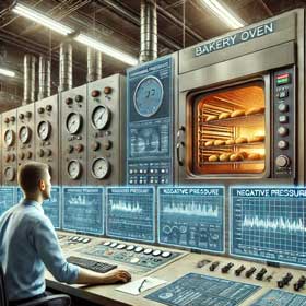 Monitoraggio depressione forno industriale
