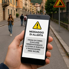 Allerta frane via SMS e app
