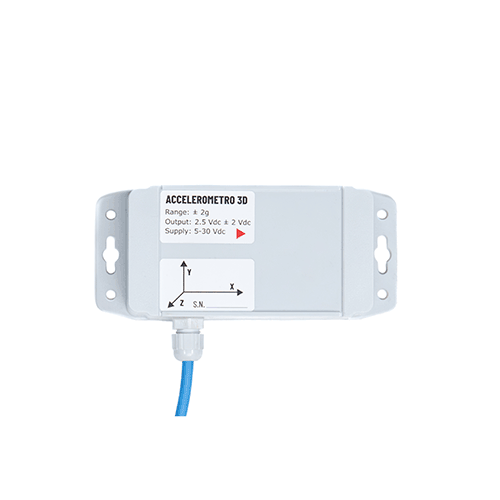 Accelerometro triassiale ad alta precisione per monitoraggio strutturale, analisi sismica e controllo vibrazioni - Tecnopenta Srl