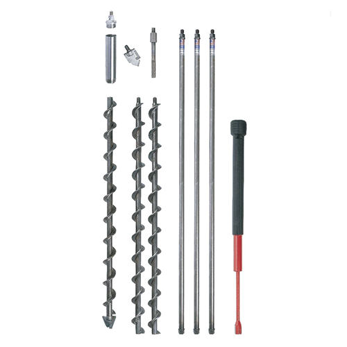Hammer soil sampler for collecting soil samples in the field for geotechnical and agricultural analysis