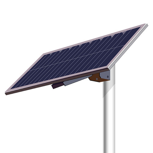 Solar panels for data collection stations