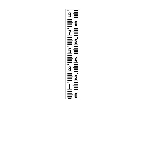 Hydrometric rod