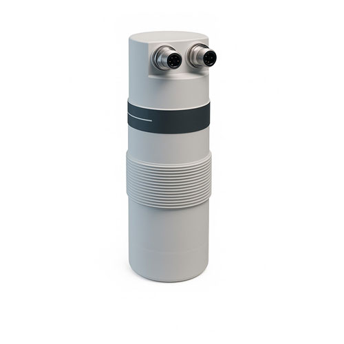 80 GHz radar sensor for continuous measurement of liquids and solids in industrial and natural environments