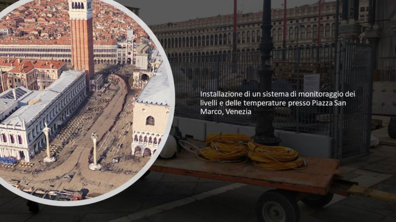 Monitoraggio geotecnico di Piazza San Marco a Venezia per rilevare movimenti del terreno e garantire la stabilità del sito storico